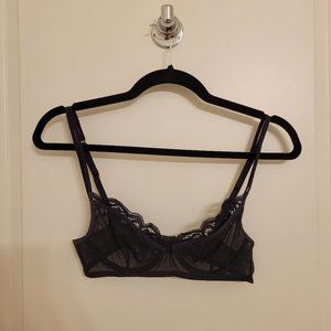 NWOT Black Lacy Bra